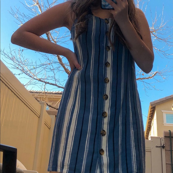 Blue Striped Dress - Picture 5 of 5
